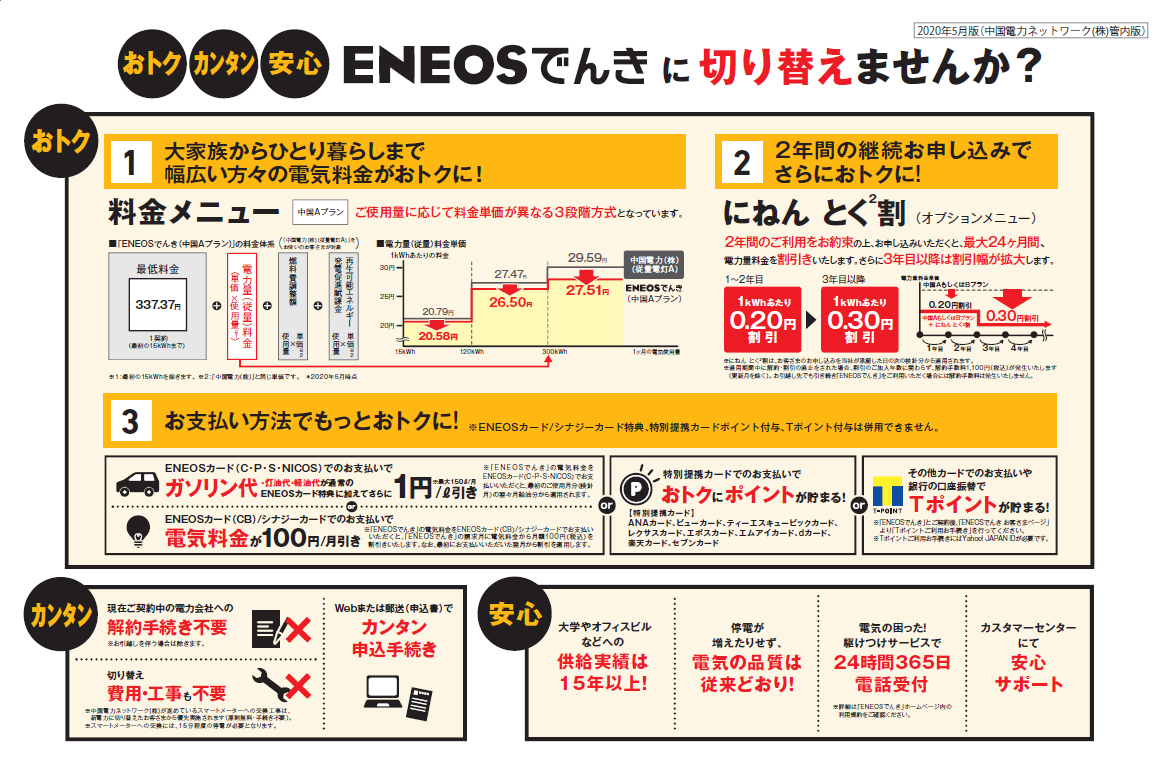 でんき エネオス